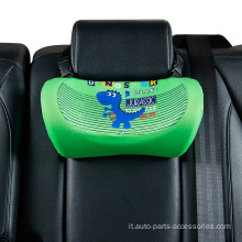 Cuscino per auto regolabile da cartone animato per bambini in memory foam